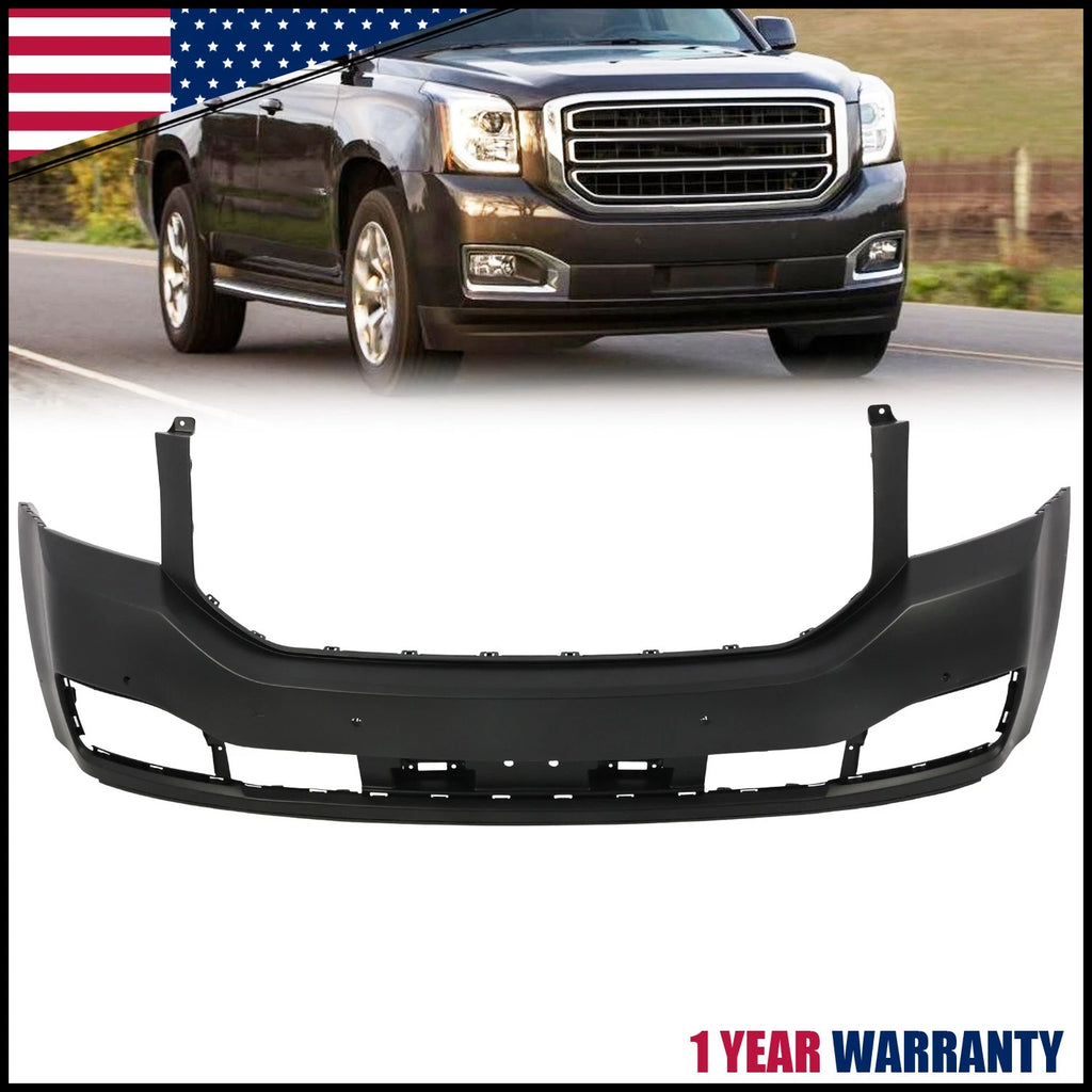 Primed Front Bumper Cover Fascia for GMC Yukon/Yukon XL (2015–2020)