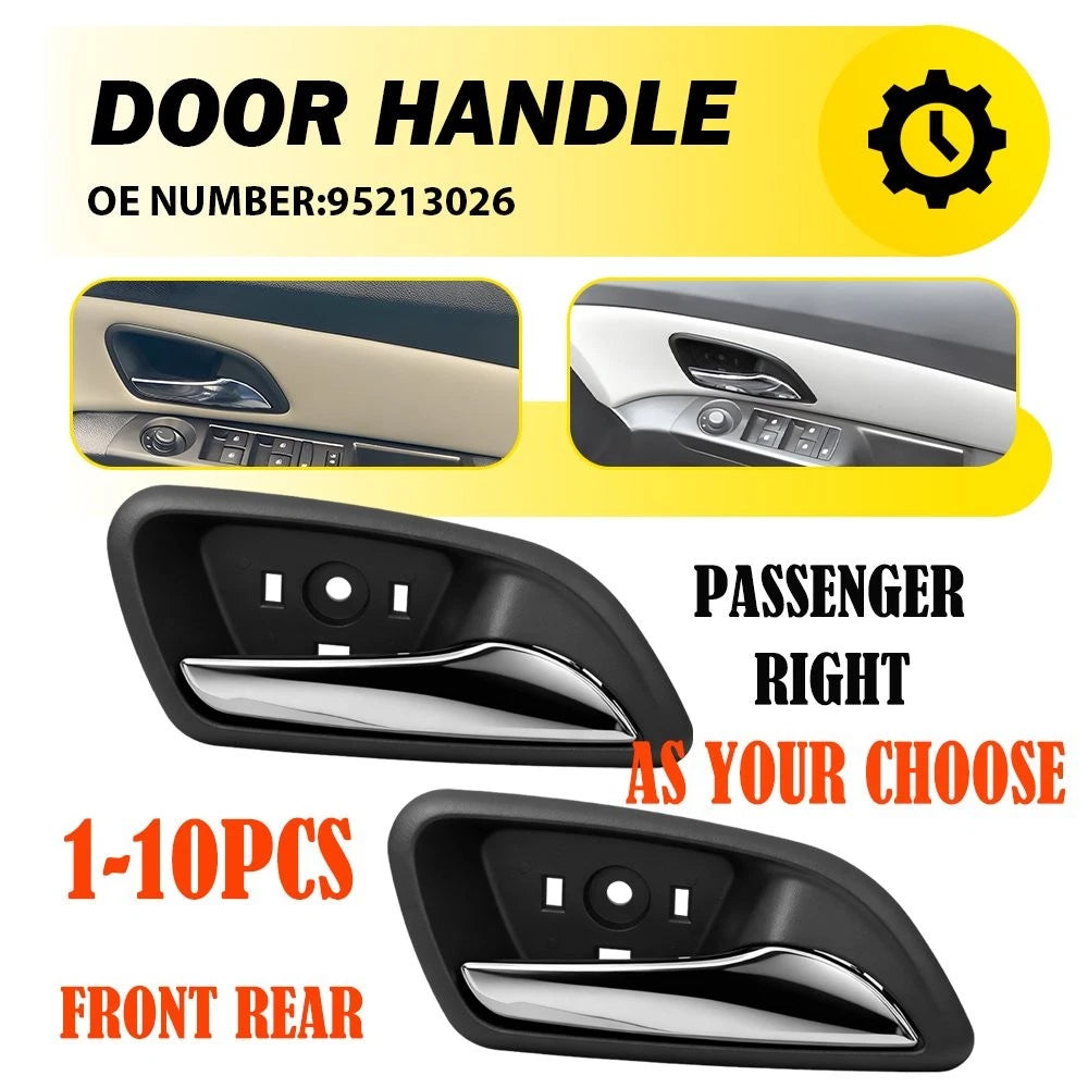 Set of 2 Front/Rear Passenger Interior Door Handles for Chevrolet Cruze (2011–2015)