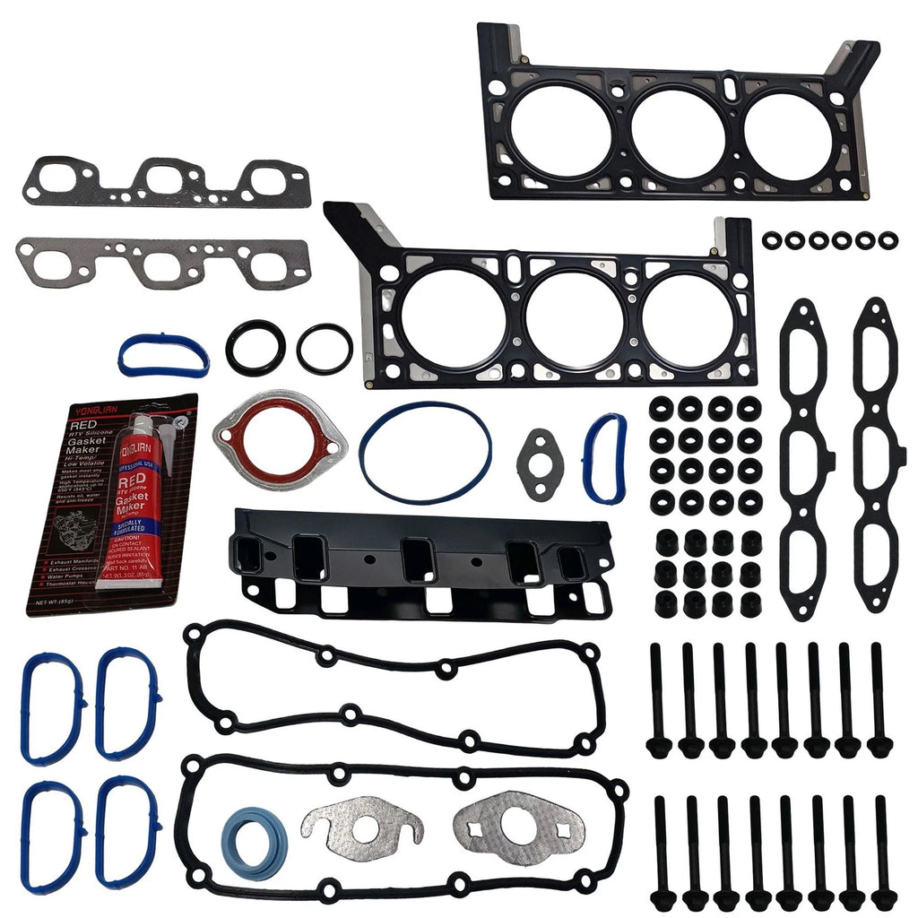 Set of 10 Head Gasket Bolts for Jeep Wrangler (2007–2011)