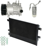 AC Compressor Kit With Condenser Replacement for Dodge Avenger 2.0L (2008)