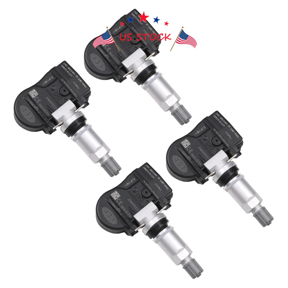 Set of 4 Tire Pressure Sensors for Dodge Grand Caravan (2008–2012)