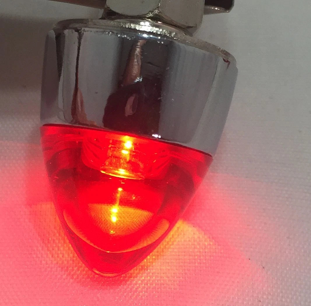 Red LED Bullet License Plate Bolts Fasteners for Cars and Trucks (Universal)