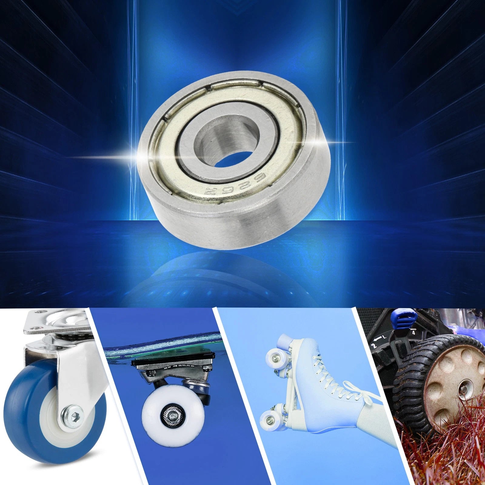 626ZZ Deep Groove Ball Bearing for Scooter Skateboard Wheel (1 Pc)