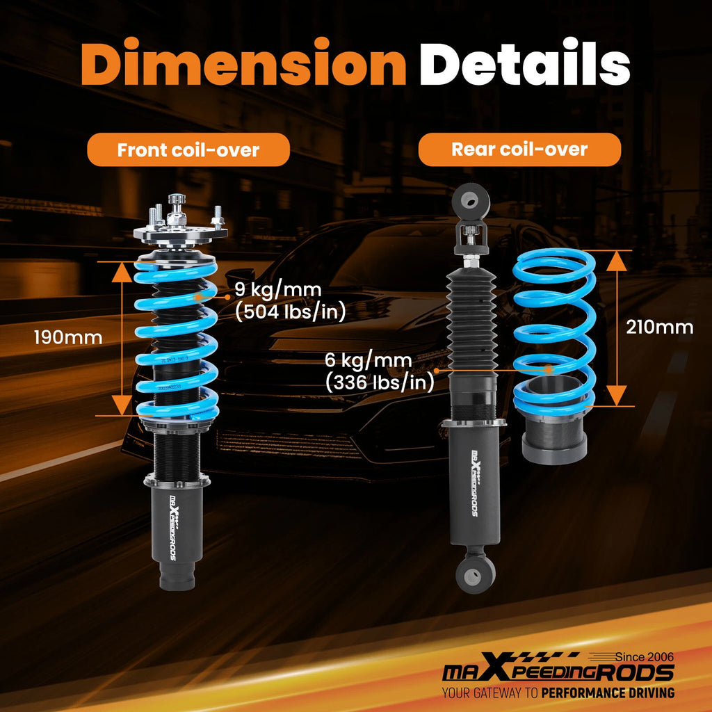 Adjustable Coilover Lowering Kit for Mazda 6 (2003-2006)