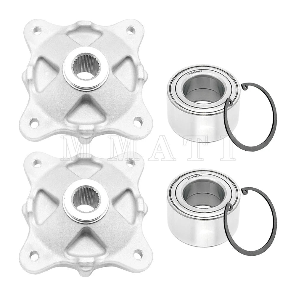 2X Rear Wheel Hubs & Bearings Kit for Polaris ACE 325 500 570 (2016–2019)