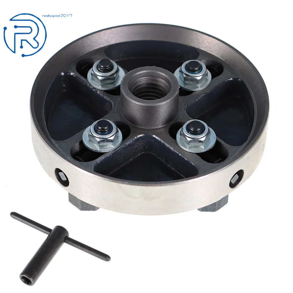 6-Inch 4-Jaw Wood Lathe Chuck with 1x8 TPI Thread for