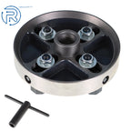 6-Inch 4-Jaw Wood Lathe Chuck with 1x8 TPI Thread for