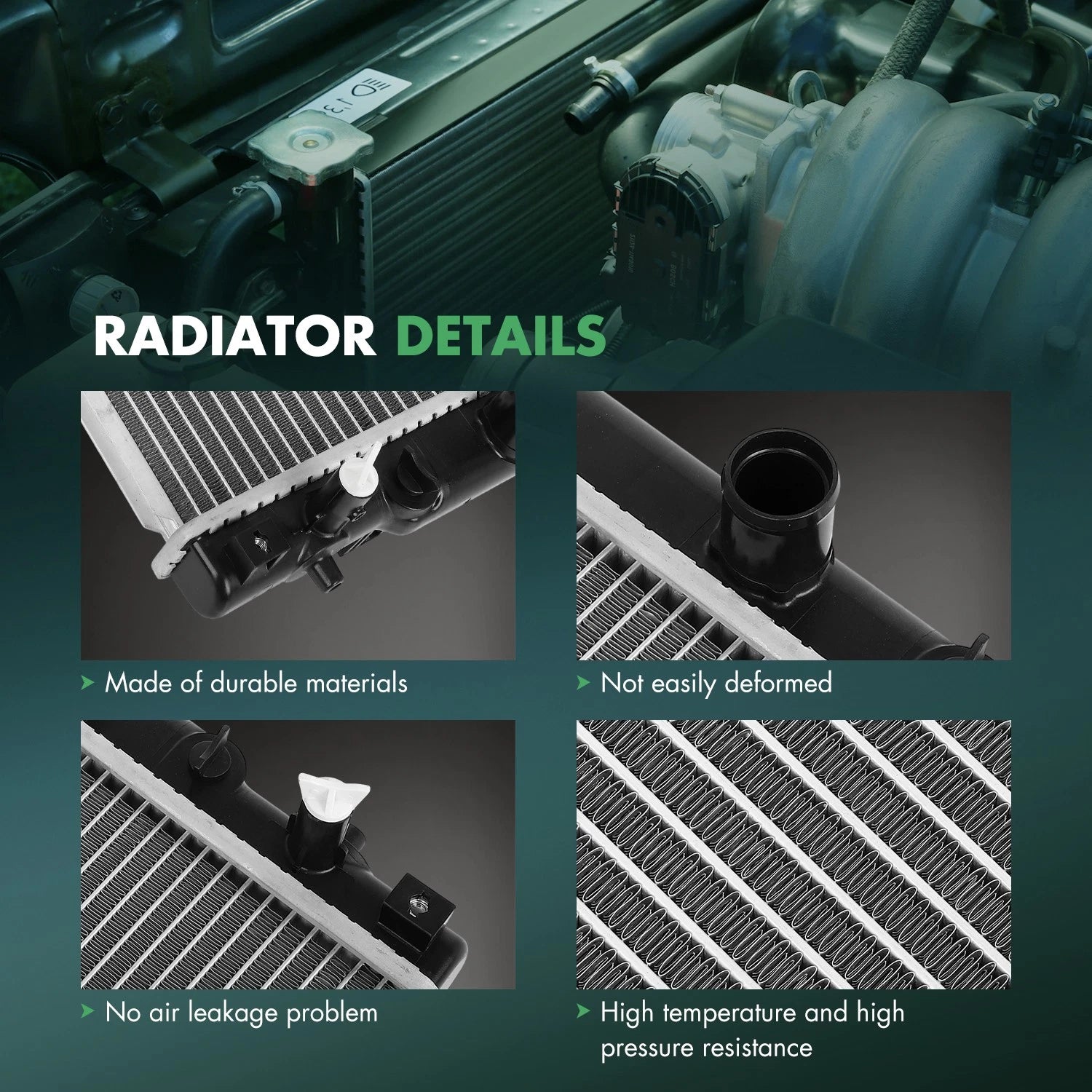Aluminum Radiator for Honda CR-V (2017–2019)