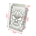 Chrome Skull Flame Radiator Grille Cover for Kawasaki Vulcan VN 1500 (1996–2008)