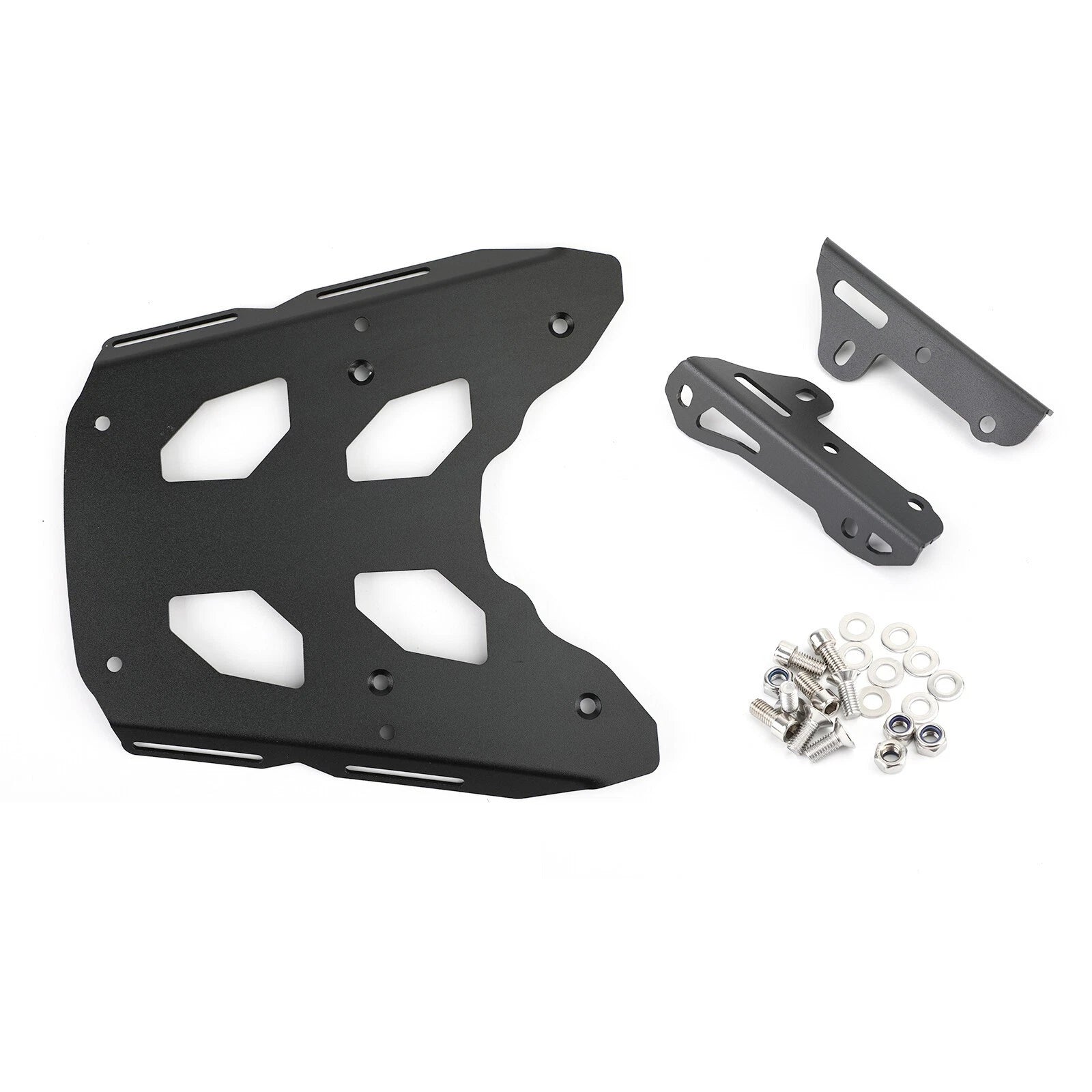 Black Rear Top Case Carrier Luggage Rack for Kawasaki KLE650 Versys 650 (2016–2019)