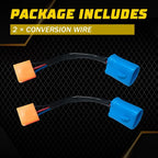 Headlight Adapter Harness for 9004 HB1 to 9003 HB2 (Year Range)