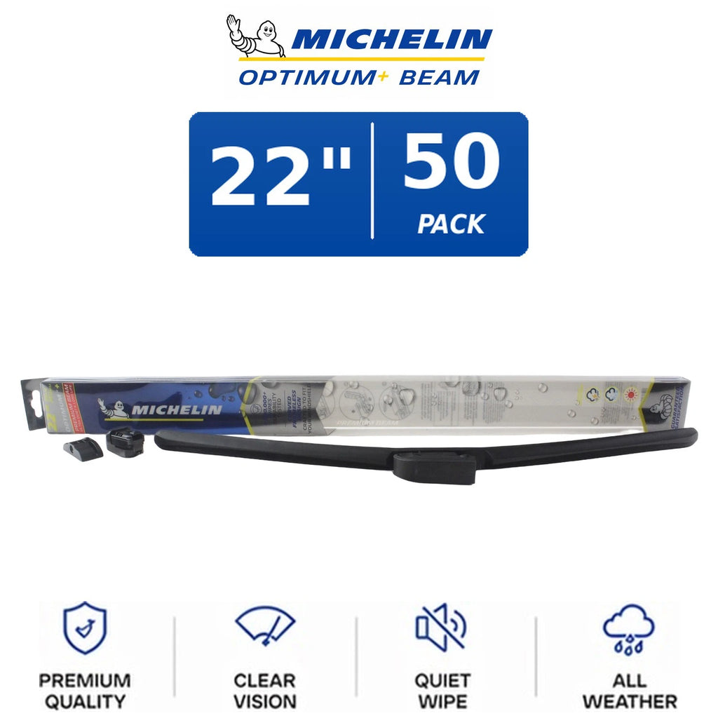 Set of 4 Michelin Optimum+ Beam Wiper Blades 22" (All-Weather)