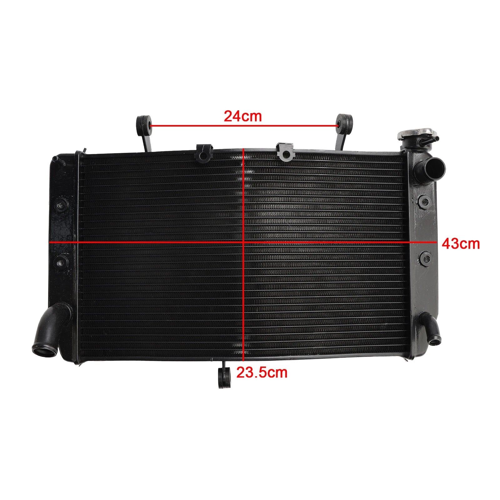Aluminum Radiator for Yamaha FZ1 FZ1N (2006–2018), FZ8 (2011–2019)