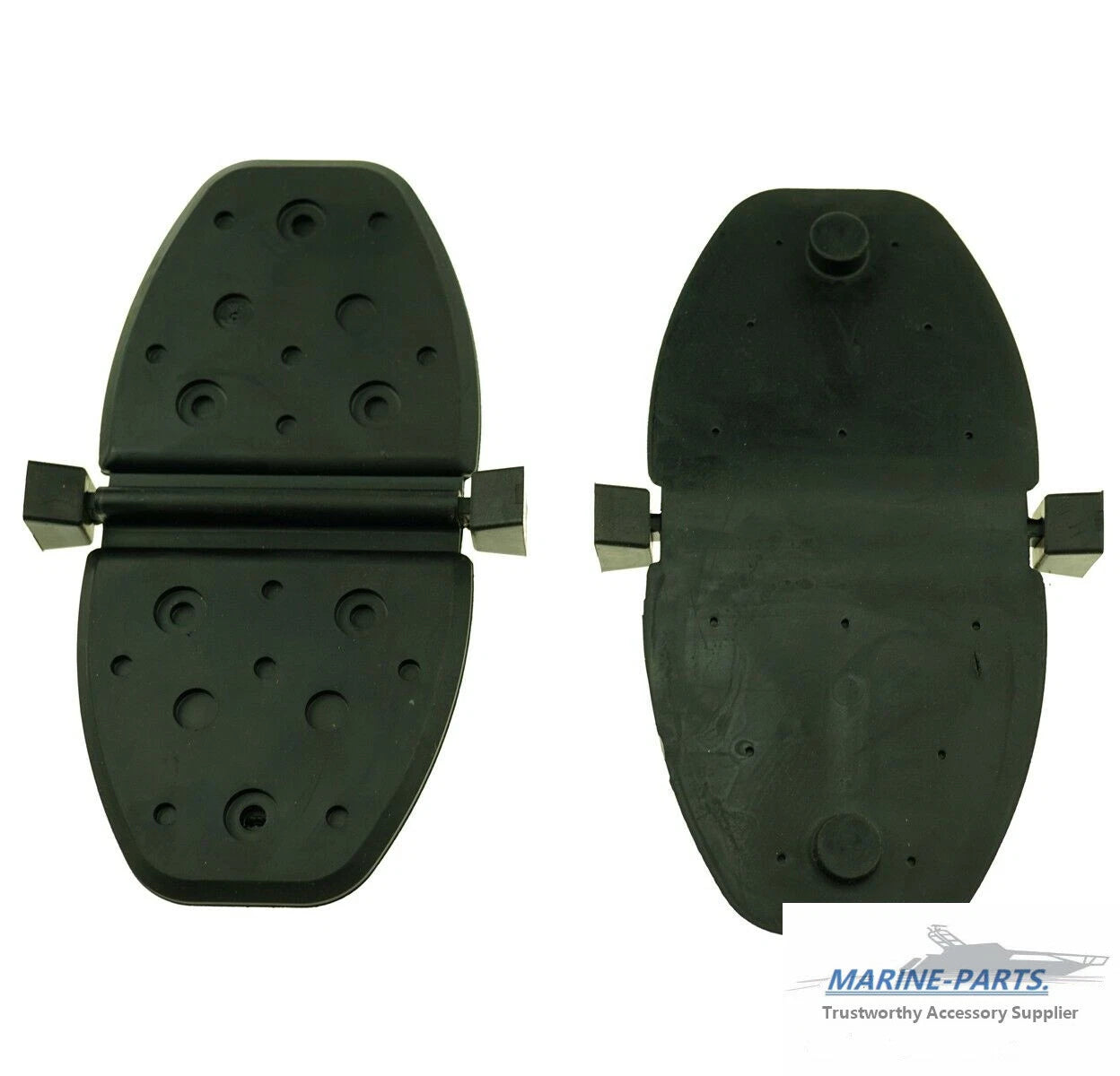 Pair Exhaust Water Shutter Flappers for Mercruiser V6 (807166A2)