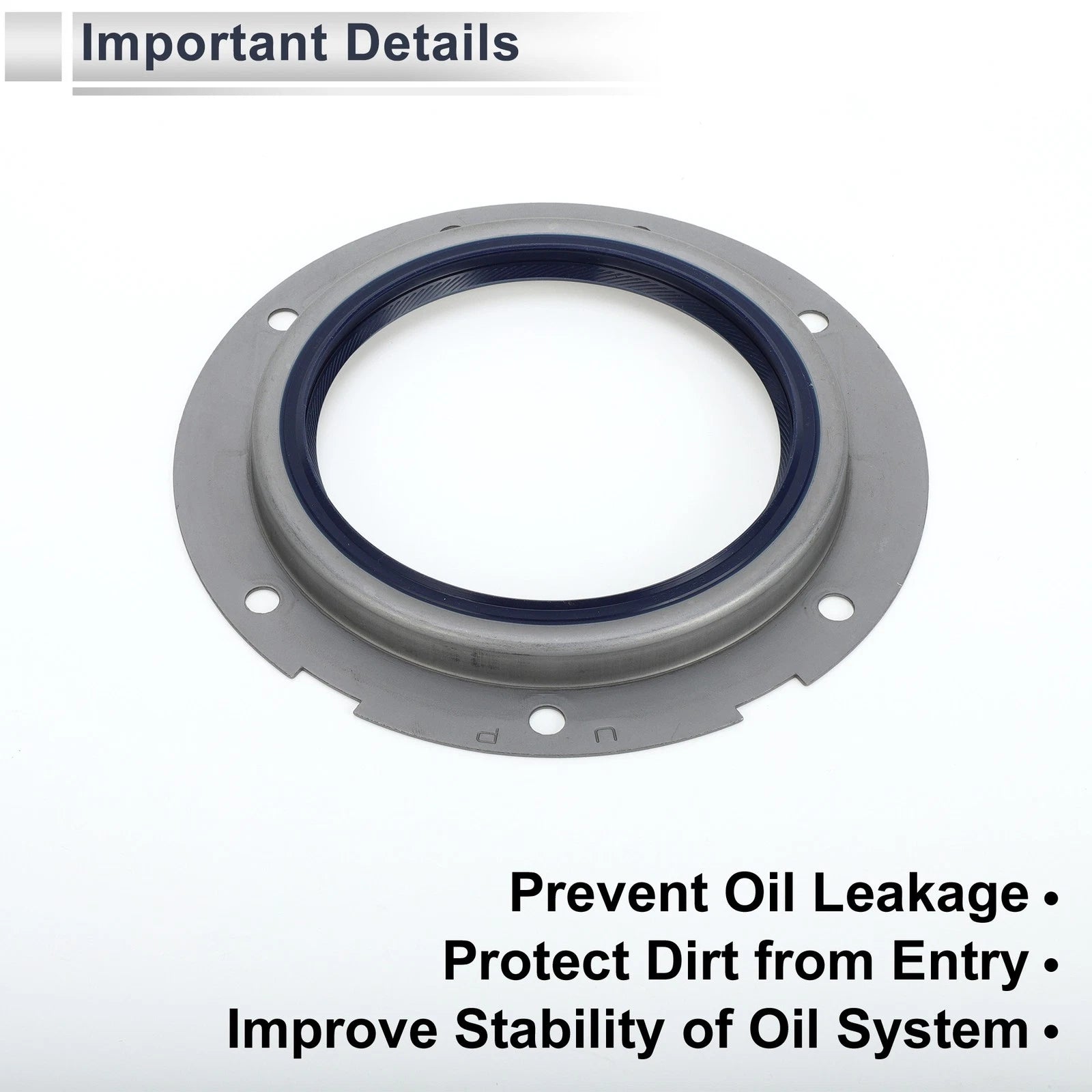 1 Pc Crankshaft Oil Seal with Flange for Mitsubishi 4D31T (No.ME011867)