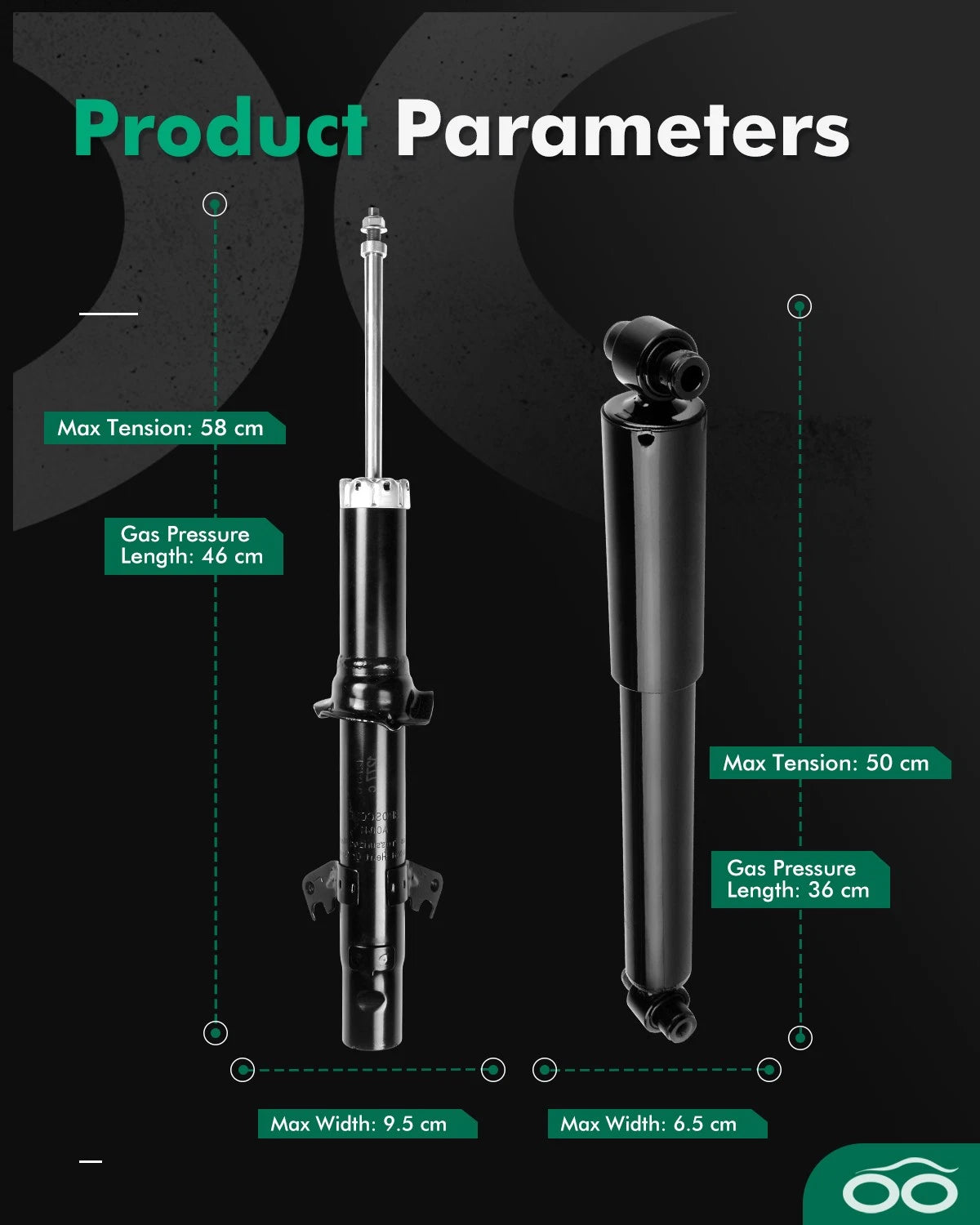 4X Shocks Struts for Mazda 6 (2003–2008)