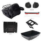 Trunk Pad Mount Rack Tail Light Speaker Plate for Harley Touring (2014–2026)