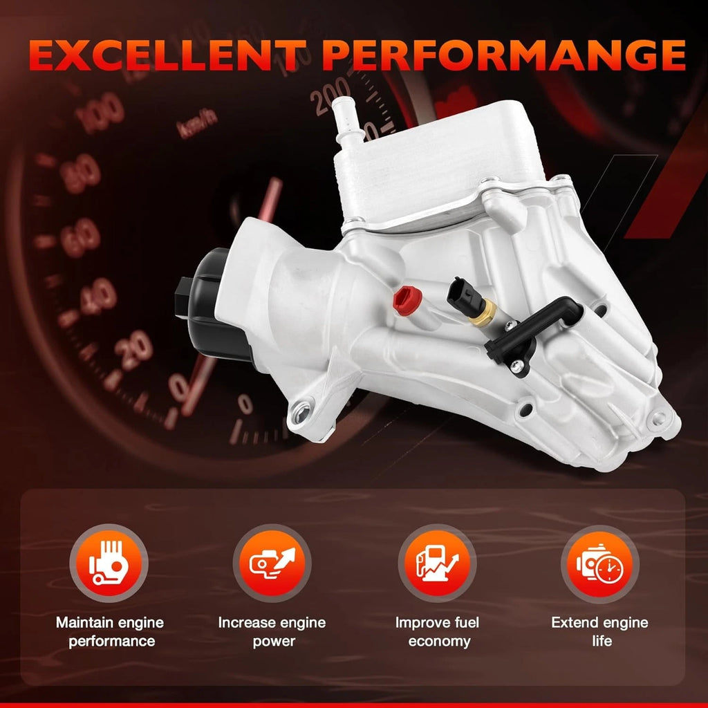 Engine Oil Cooler Filter Housing for Ram 1500 2014-2019 3.0L V6 Diesel