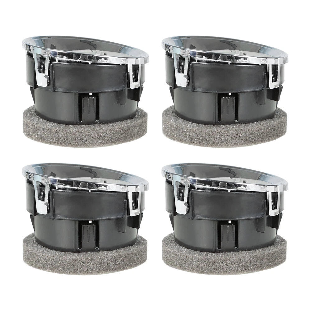 Set of 4 Air Vent Louvers for Ford F150 (2009–2014) Chrome