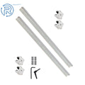2Pcs Linear Shaft Rail with 4Pcs Square Type Bearings for Universal Use