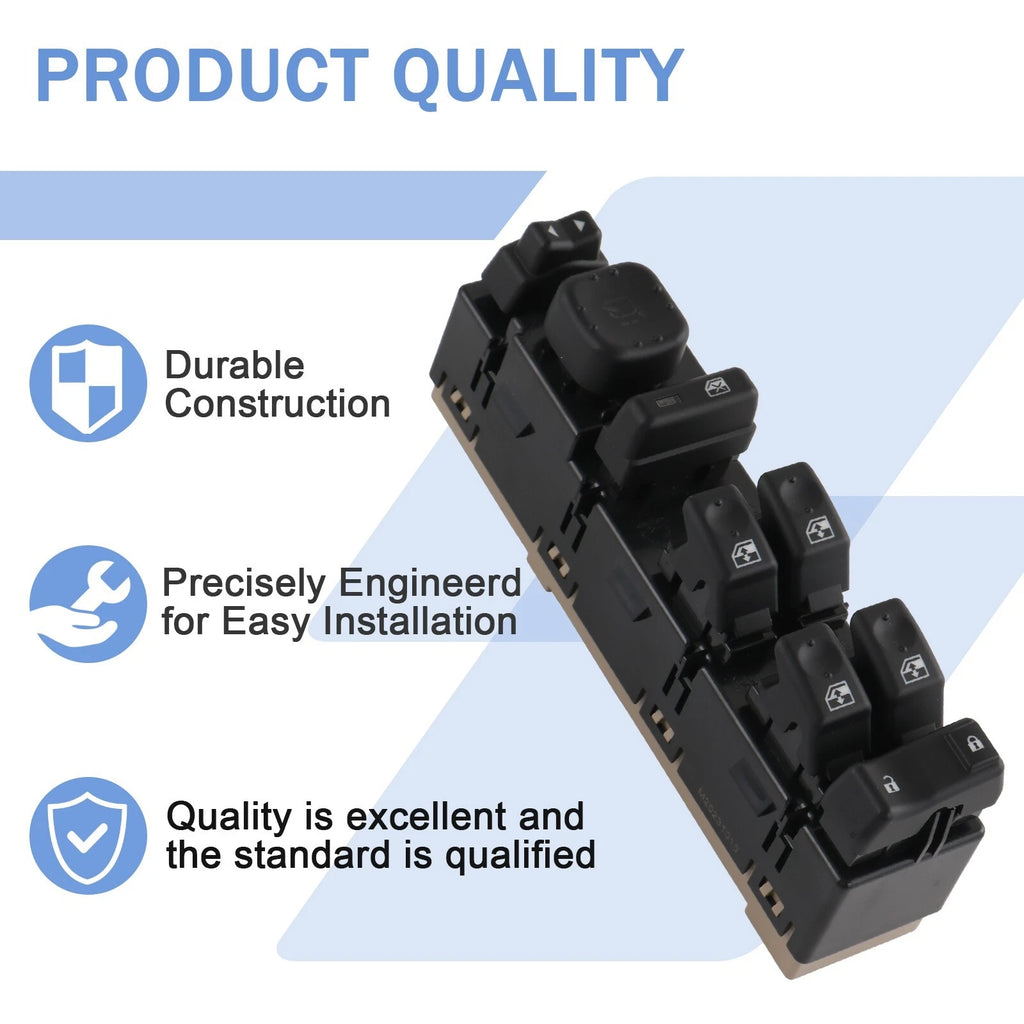 Left Master Power Window Switch for Chevrolet Avalanche 1500 (2003-2006)
