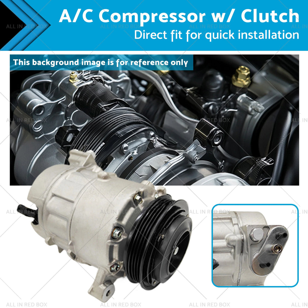 A/C Compressor w/ Clutch for GMC Yukon, Cadillac Escalade, Chevy Suburban (2000–2006)