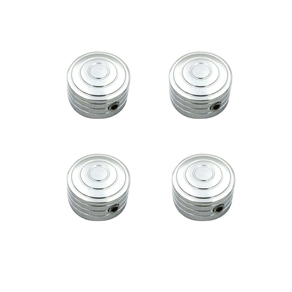 Set of 4 Chrome Bolt Toppers Caps for Harley Sportster (1986–Later) XL/XR
