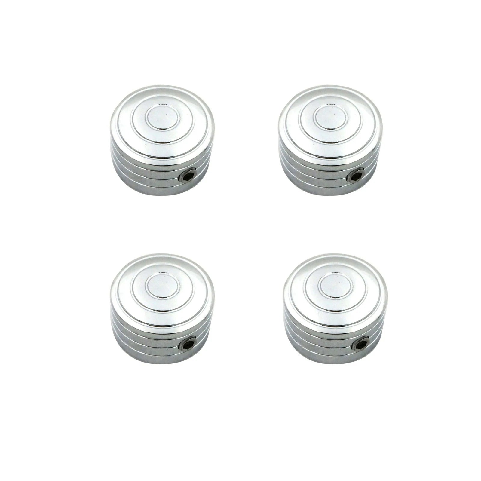 Set of 4 Chrome Bolt Toppers Caps for Harley Sportster (1986–Later) XL/XR