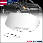Heated Mirror Glass for Honda Odyssey (2014–2017) Passenger Side, With Backing