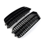 Open Mesh Honeycomb Front Bumper Grille Cover for Audi A1 (2014-2018)