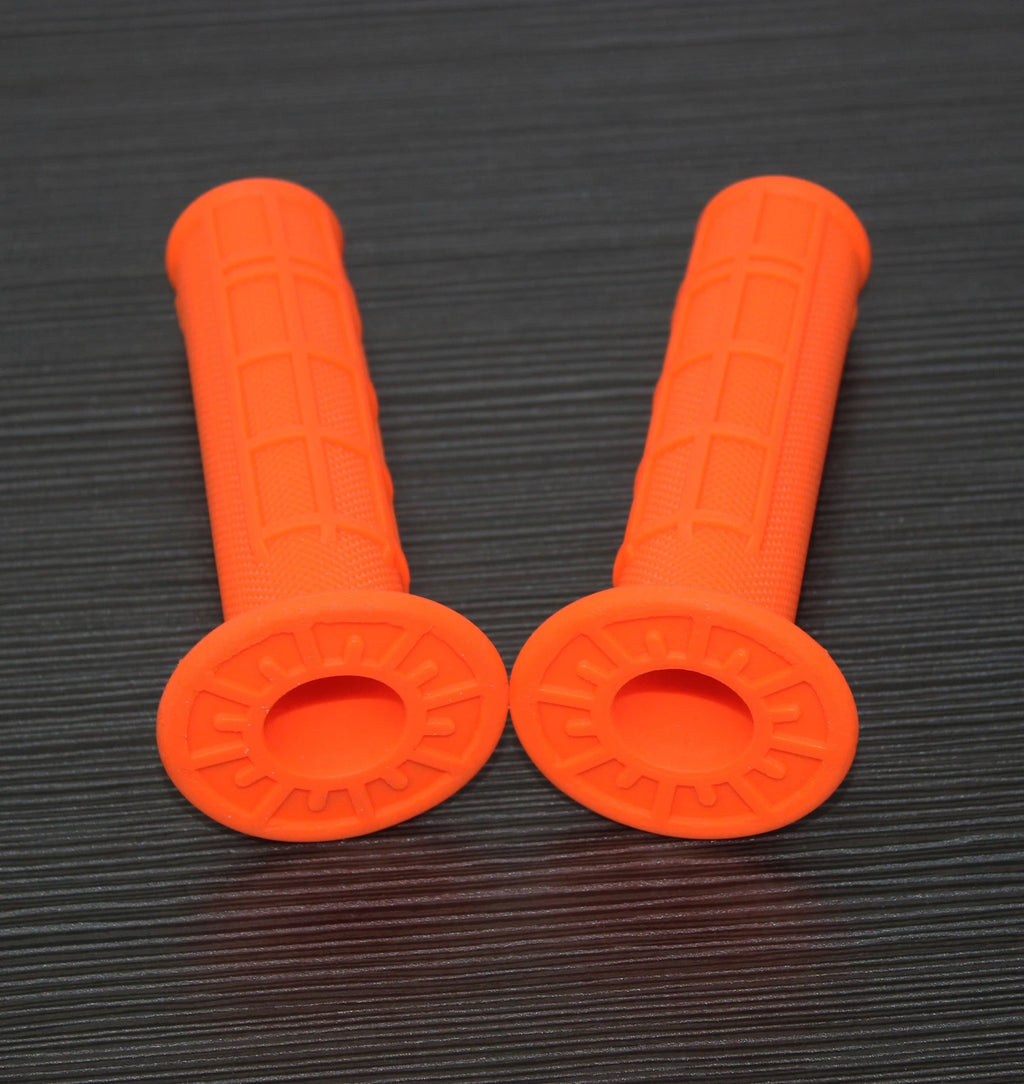Orange Hand Grips for Yamaha, Kawasaki, Suzuki, Polaris ATV (All Years)