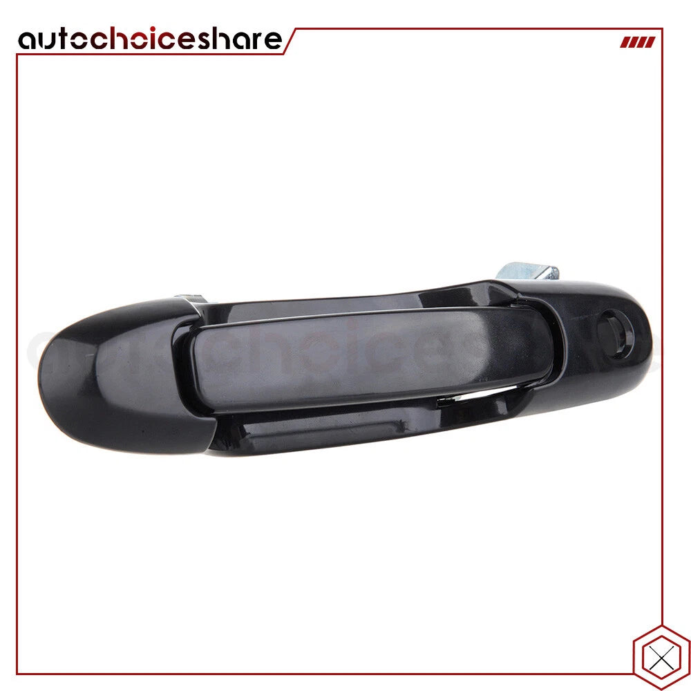 Set of 4 Exterior Door Handles Black for Toyota Sienna (1998–2003)