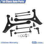 Front Suspension Lower Control Arm Tie Rod Sway Bars for Ford Taurus (1998–2007)