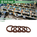 Set of 5 Oil Seal Rotary Shaft Seal FKM Rubber 45x55x6mm