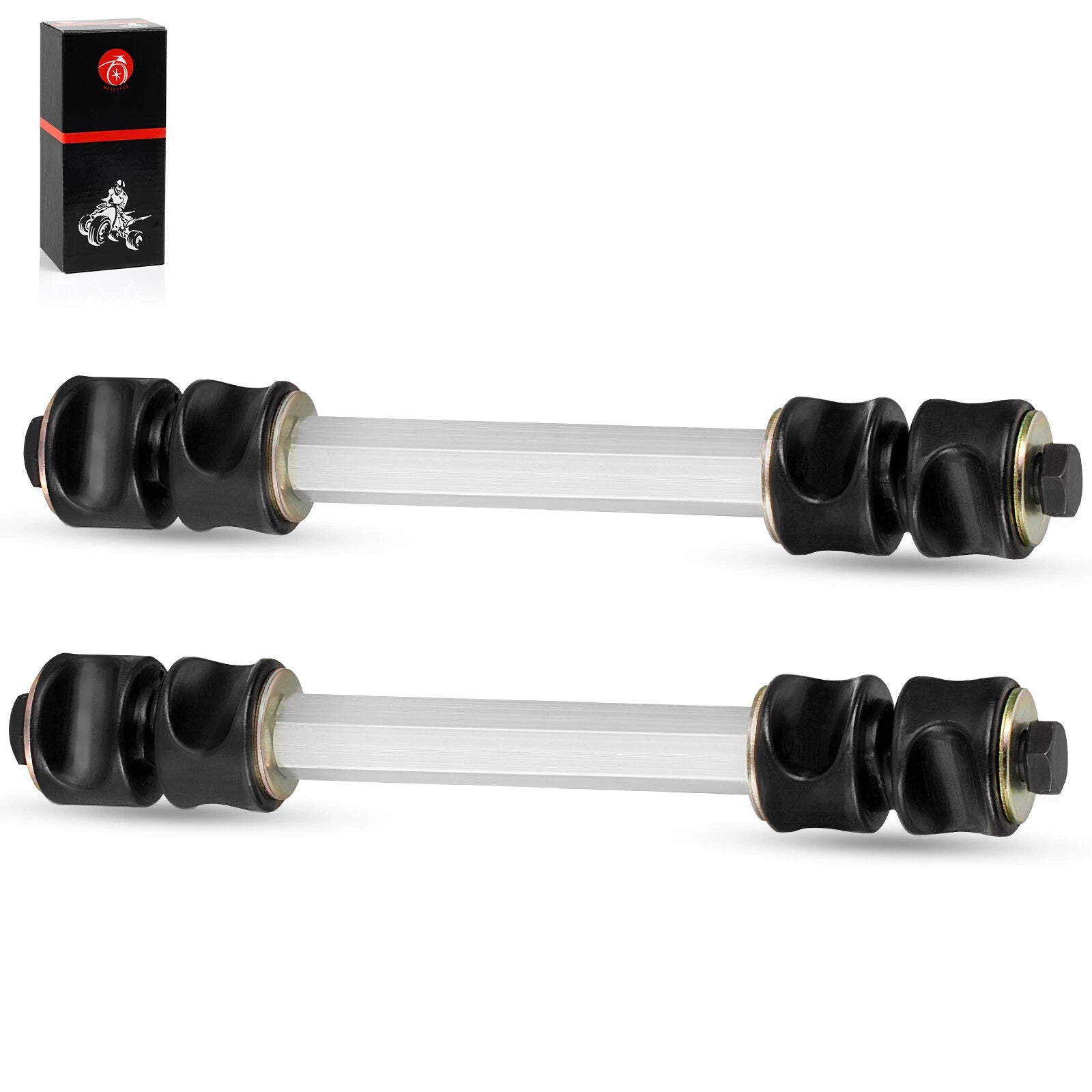 2 Rear Stabilizer Linkage Rod Shaft Kit for Polaris Ranger 500 (2005–2009)