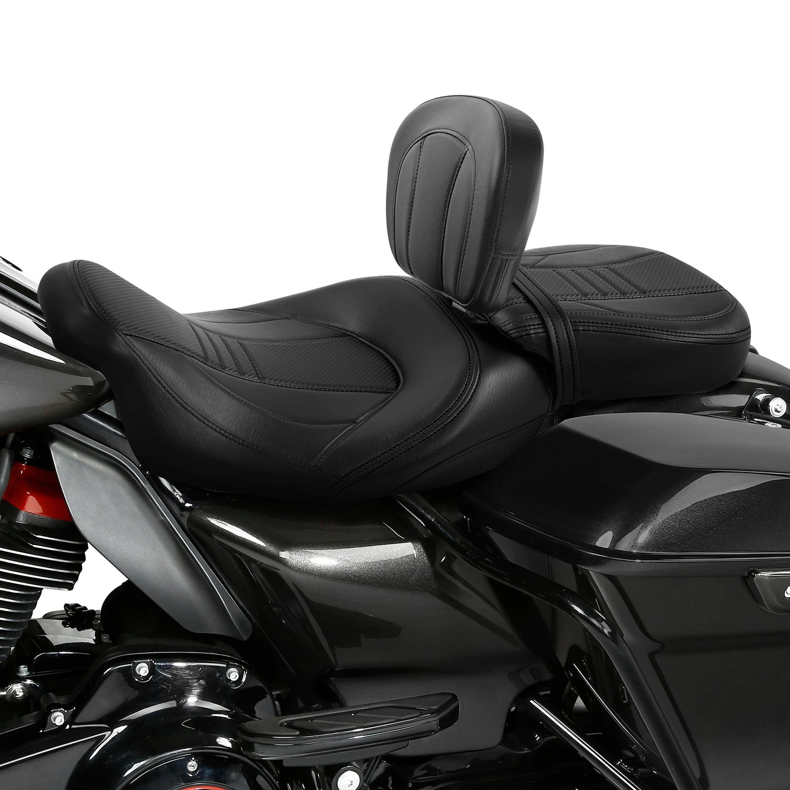 Driver Passenger Seat & Rider Pad for Harley Electra Street Glide (2009–Present)