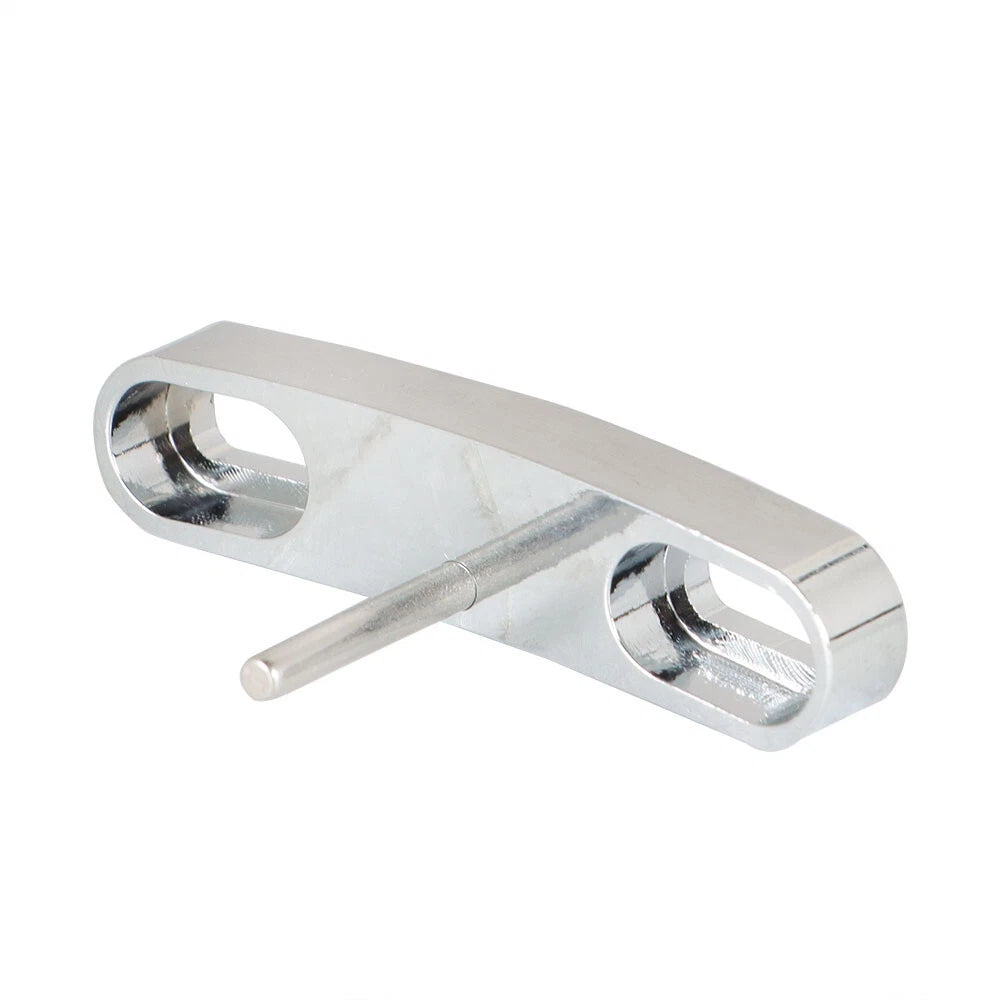 Polished Aluminum Timing Tab Chain Cover for SB Chevy 305 327 350