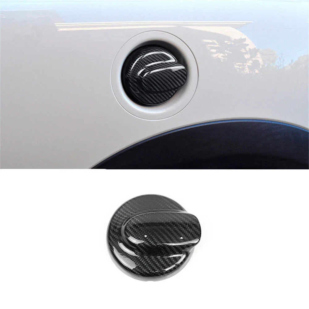 Carbon Fiber Gas Fuel Tank Cap Cover for Mini Cooper R55 R56 R57 (2007-2013)