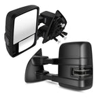 Set of 2 Power Heated Puddle Lamp Side Signal Mirrors for Ford F150 (2004–2014)