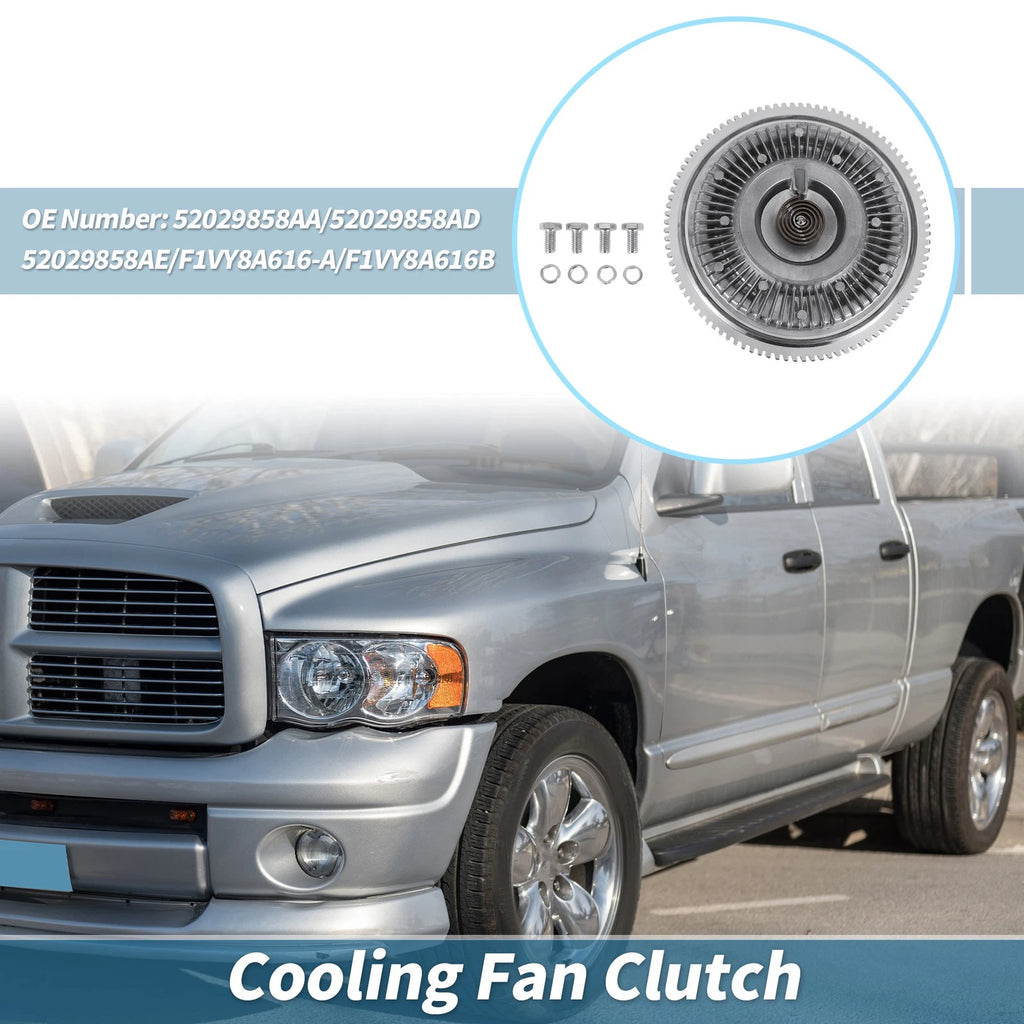 Engine Cooling Fan Clutch for Dodge Ram 1500 4.7L V8 (2002–2004) No. 52029858AA