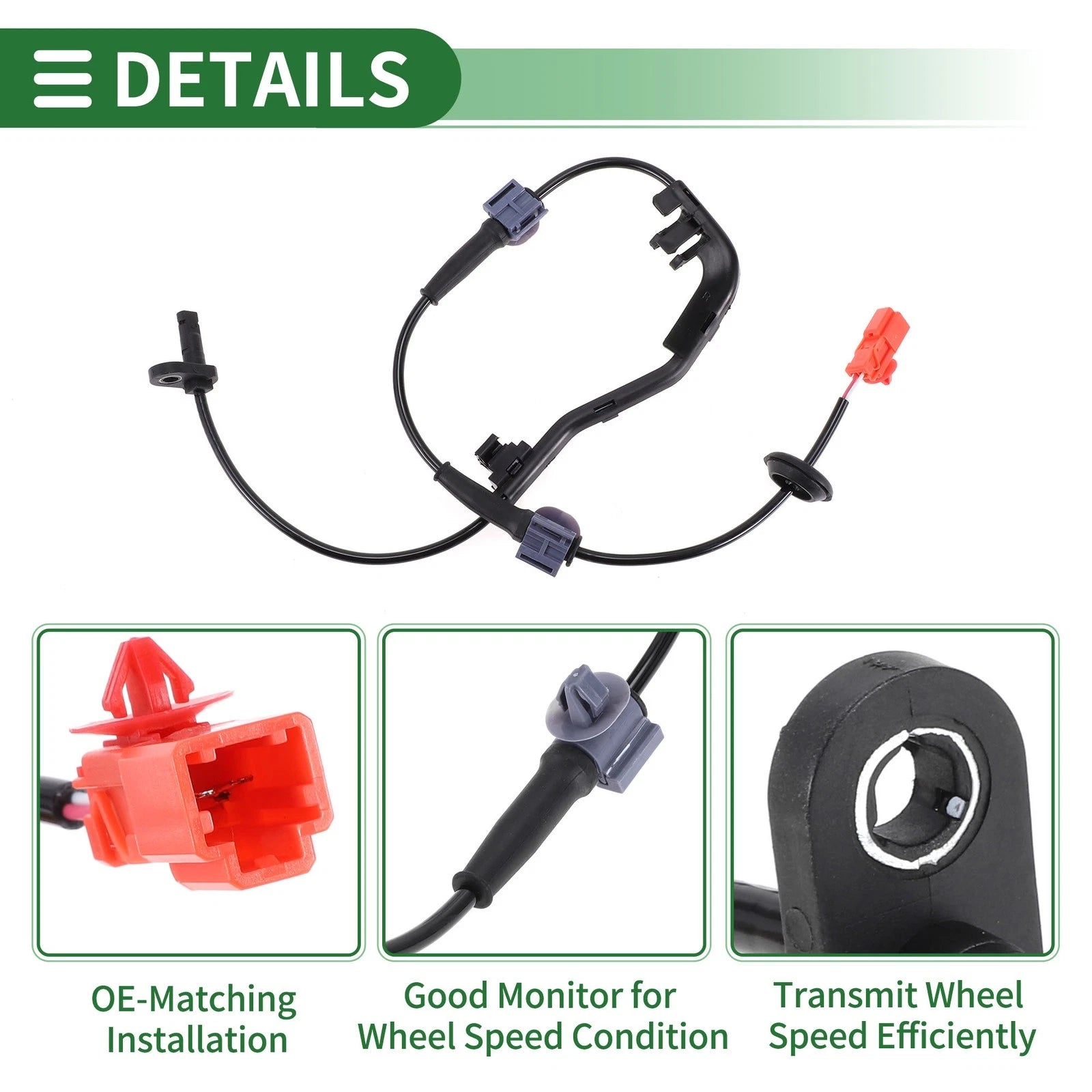 ABS Wheel Speed Sensor No. 57470SENH01 for Honda Fit Saloon (2003–2006)