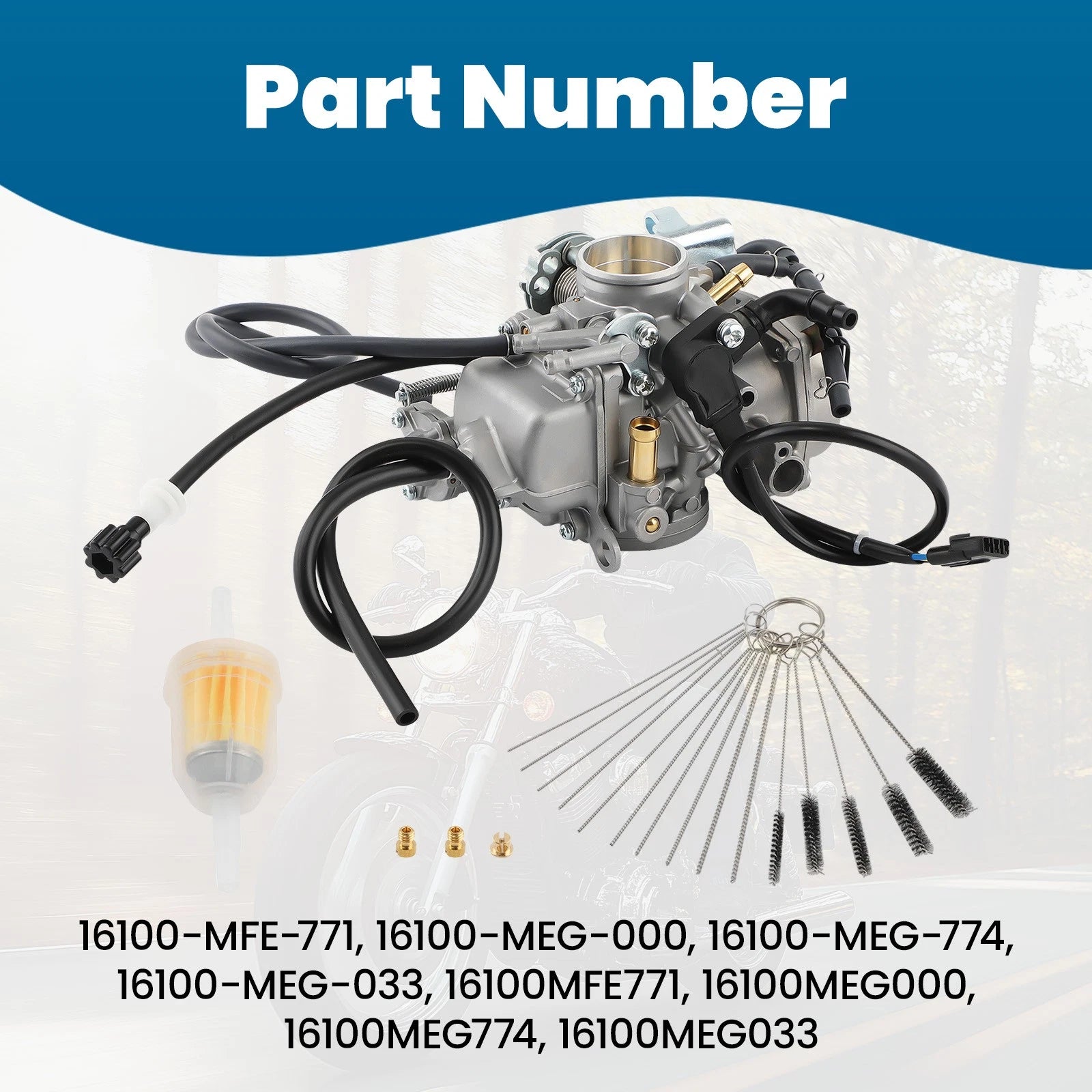 Carburetor for Honda Shadow Spirit 750 VT750C Aero 750 (2005–2009)
