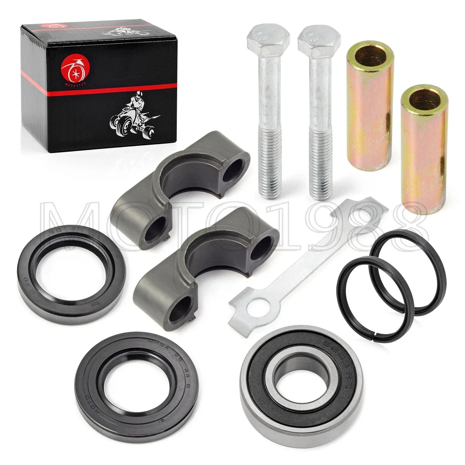 Steering Stem Bushing Seal Rebuild Kit for Yamaha Timberwolf 250 (1989–1999)