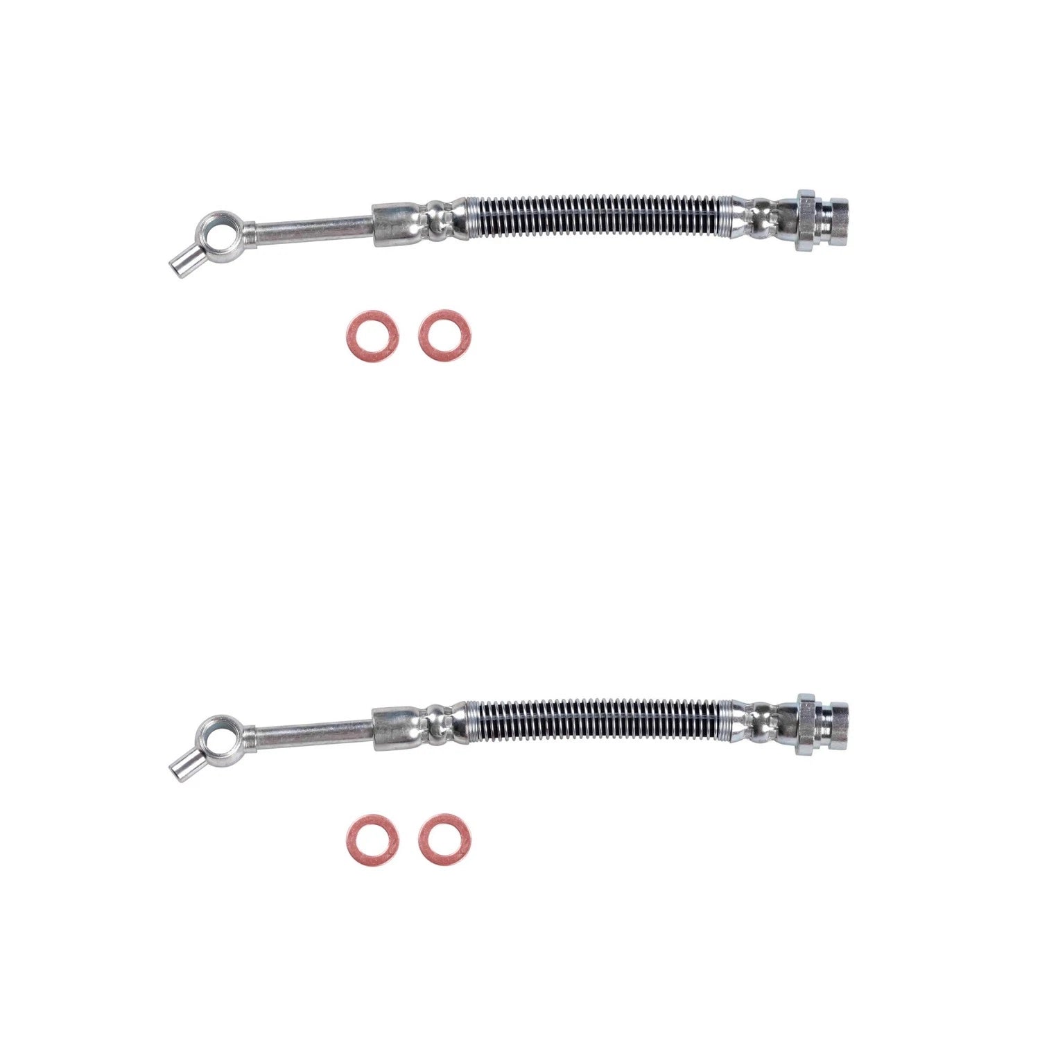Set of 2 Rear Outer Brake Hydraulic Hoses for Kia Soul (2010–2013)