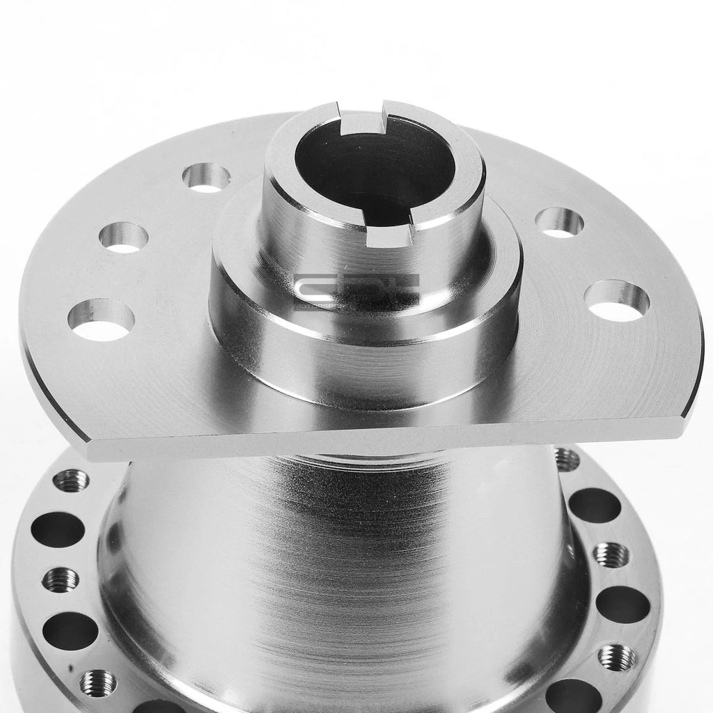 Steering Wheel Hub Adaptor for Honda Civic/Integra (1988–1993) - 6-Hole, Silver Aluminum