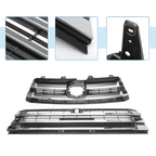 Front Lower Upper Hood Bumper Grille for Toyota Corolla (2020–2022) Black
