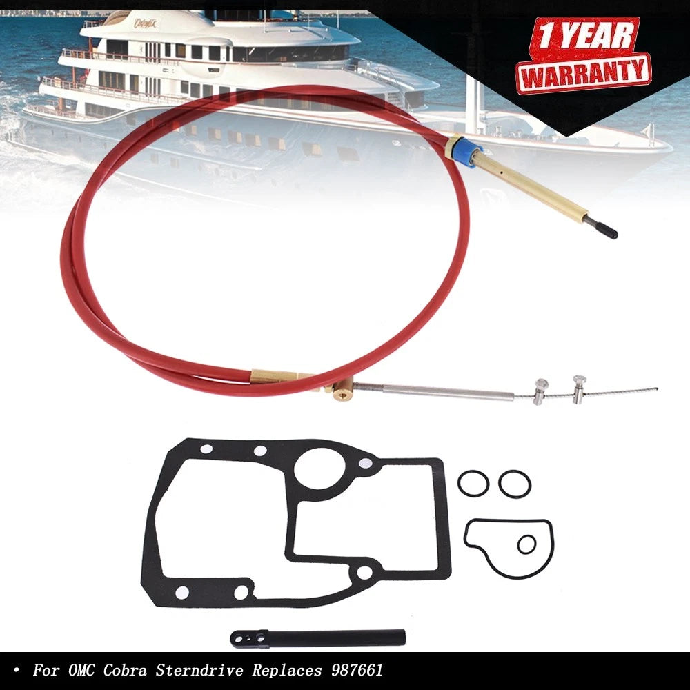 Lower Shift Cable Assembly for OMC Cobra Sterndrive (1986–1993)