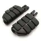 Black Dually Footpegs for Harley FXBB FXBR FXBRS FXLR (2018–2023)