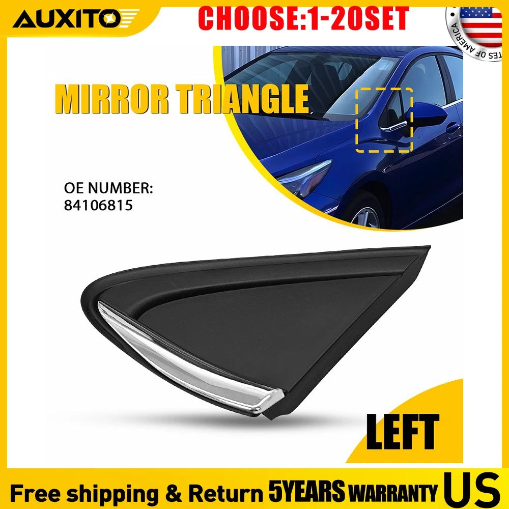 Mirror Corner Cover Molding Left Fender Pillar for Chevy Cruze (2011–2016)