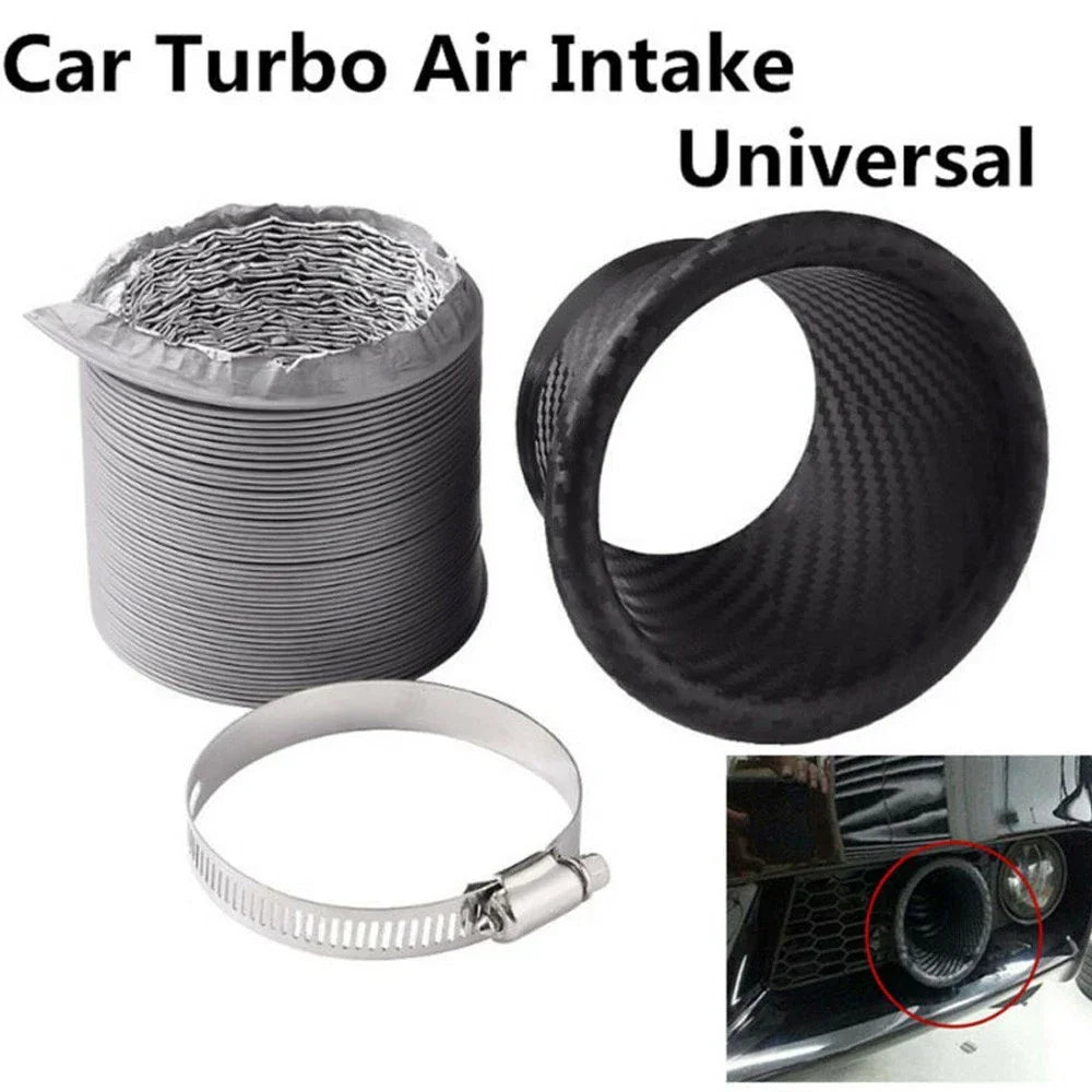 1 Set ABS Black Car Front Bumper Carbon Fiber for TURBO